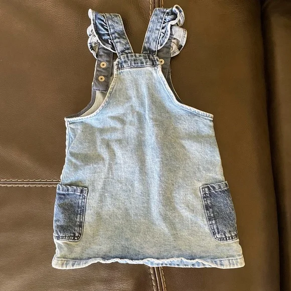 H&M 2T Jean Skirt Overalls - Picture 2 of 3